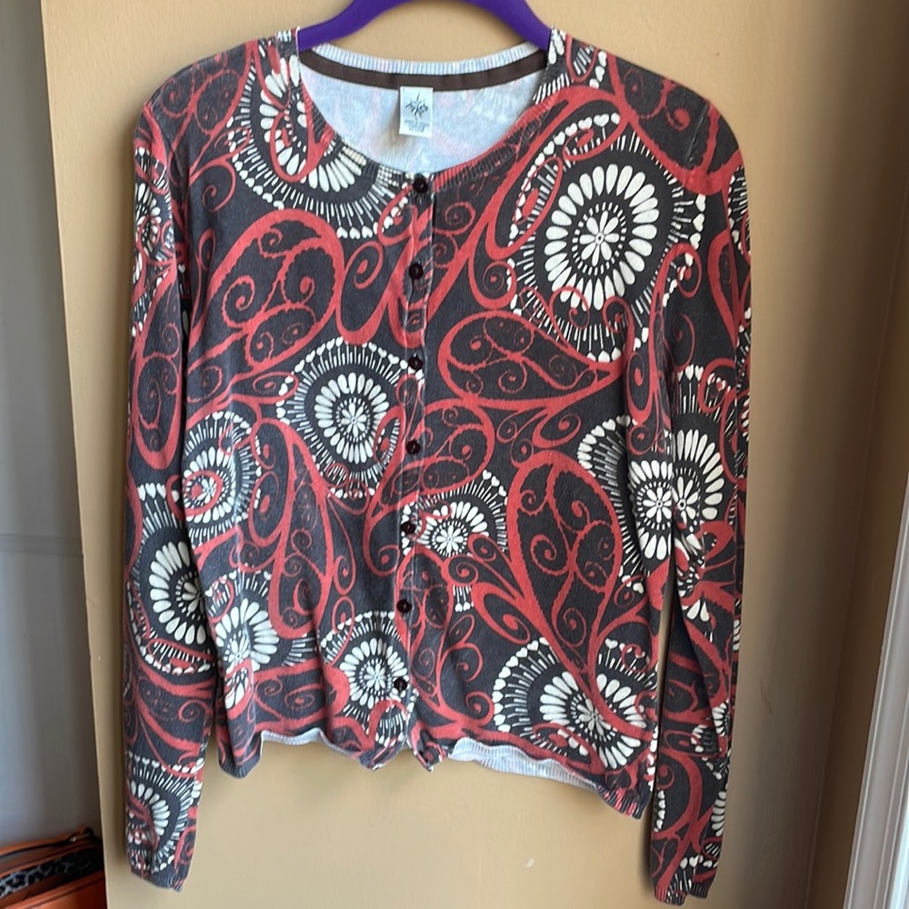 Prana vintage crewneck cardigan!